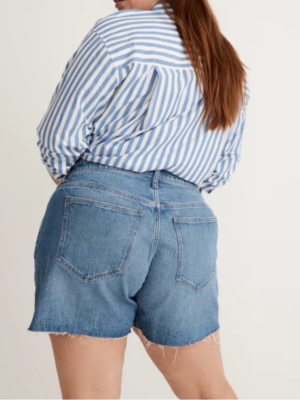 Madewell Curvy Perfect Jean Short Swanset Wash 22W